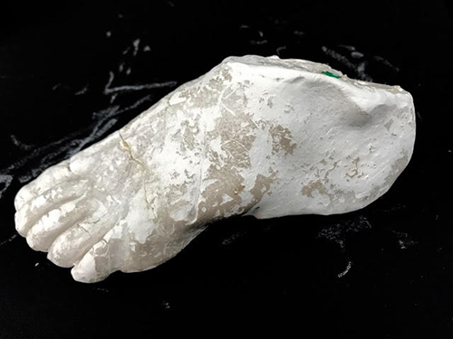 This foot was also child-sized.